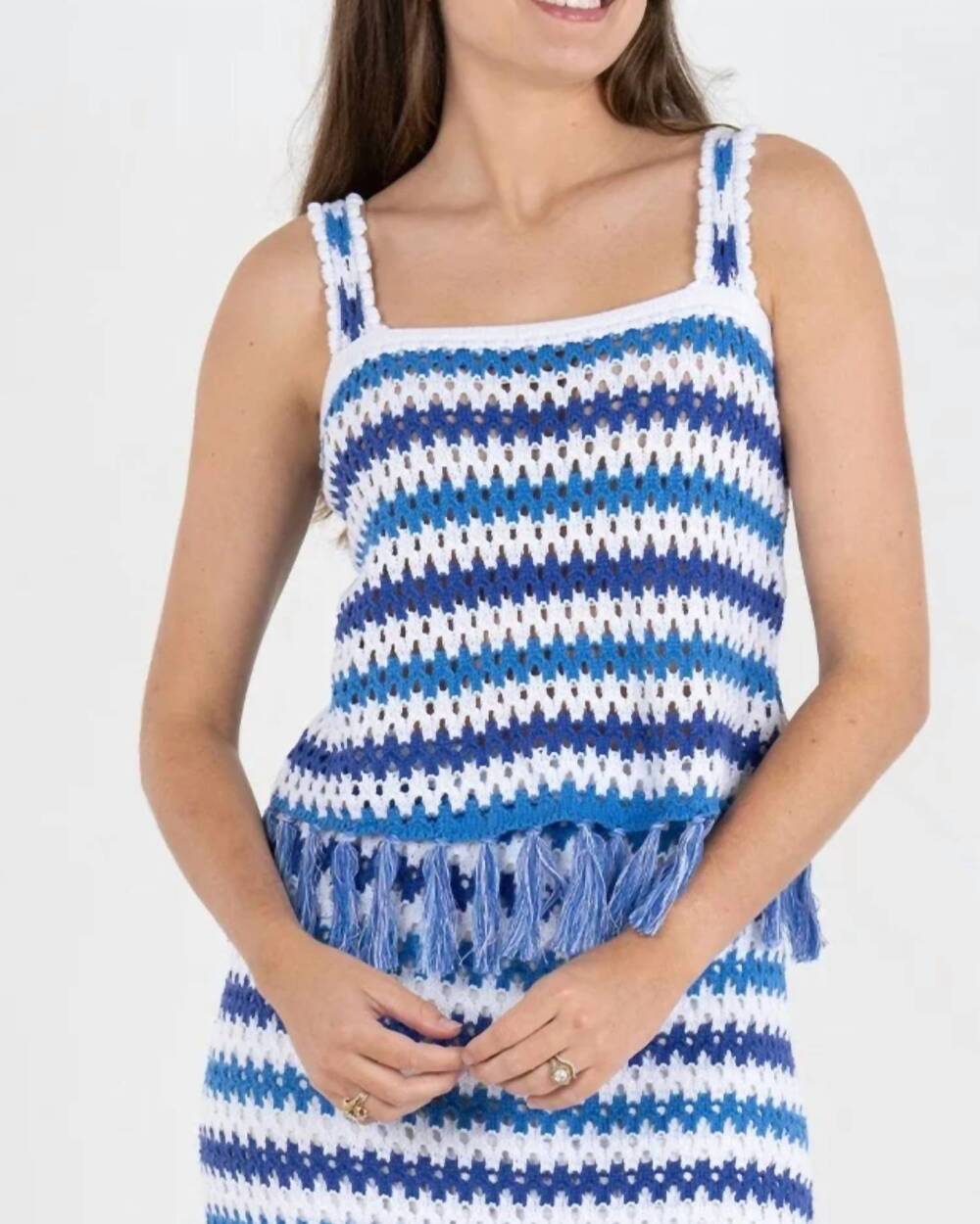 NEW EMILY MCCARTHY capri knit tank in amalfi